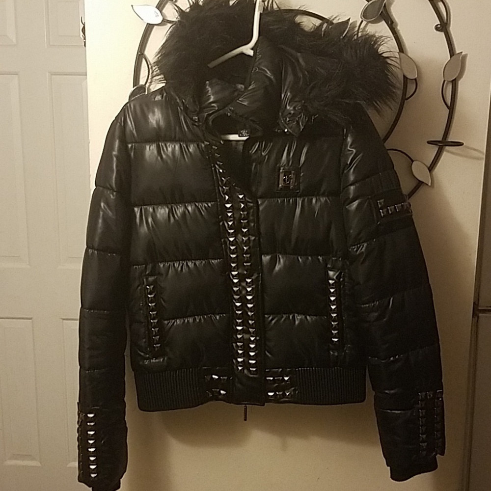 Ladies Leather Rocawear Coat